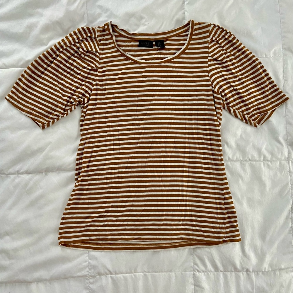 Rachel Roy striped shirt size Medium